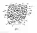 Fig. 02 - Articulated sole structure with sipes forming hexagonal sole elements