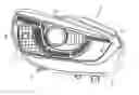 Fig. 01 - Vehicle signaling light with plate light guiding lens