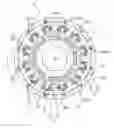 Fig. 01 - Stator and electric motor with cancel coil for reducing unbalanced magnetic flux