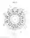 Fig. 07 - Stator and electric motor with cancel coil for reducing unbalanced magnetic flux