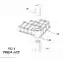 Fig. 02 - Foldable post for shelving apparatus