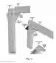 Fig. 09 - Bed frame assembled by snapping wedge inserts into slots
