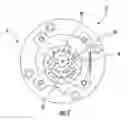 Fig. 06 - Dual integrated pump having a first and second pump portion connected in series and driven by a common shaft