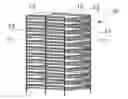 Fig. 01 - Drying machine for pasty and/or granular substances and spacer for rollers of conveyor belts for such drying machine