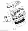 Fig. 07 - Image capturing module which has an image processing board disposed at a side edge of the body of the image capturing module