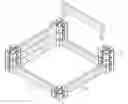 Fig. 01 - Connector Block For Assembling a Garden Bed or a Planter Box