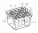 Fig. 01 - Carrier rack for pharmaceutical containers