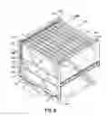 Fig. 12 - Container having generally L-shaped slotted tracks to facilitate movement of dunnage