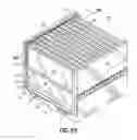 Fig. 24 - Container having generally L-shaped slotted tracks to facilitate movement of dunnage