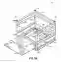 Fig. 35 - Container having generally L-shaped slotted tracks to facilitate movement of dunnage