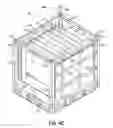 Fig. 41 - Container having generally L-shaped slotted tracks to facilitate movement of dunnage