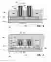 Fig. 09 - Self-aligned bottom up gate contact and top down source-drain contact structure in the premetallization dielectric or interlevel dielectric layer of an integrated circuit