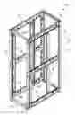 Fig. 01 - Equipment rack having mounting rails