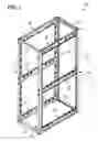 Fig. 02 - Equipment rack having mounting rails