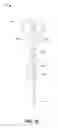 Fig. 19 - Drainage catheter system including a hub