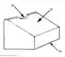 Fig. 01 - Yoga Block Configured For The Neck (Neck Block)