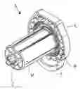 Fig. 01 - Roller blind clutch cover with adjustable chain guide