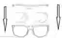 Fig. 01 - Eyeglass frame system where lenses can move from one frame to another