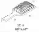 Fig. 08 - HAIR BRUSH WITH DOUBLE-SIDED COMB TEETH