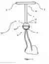 Fig. 02 - Intrauterine device with a restricted movement of a string knot