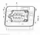 Fig. 07 - Wall covering plate for use with an HVAC controller