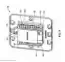 Fig. 09 - Wall covering plate for use with an HVAC controller