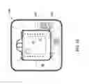 Fig. 35 - Wall covering plate for use with an HVAC controller
