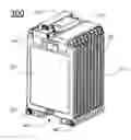 Fig. 01 - Battery module including cooling structure in which coolant channel is minimally bent