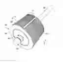Fig. 01 - Laminated rotor with improved magnet adhesion and method of fabricating