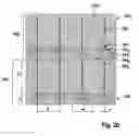 Fig. 04 - Solar cell with specific front surface electrode design