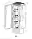 Fig. 02 - Electronics rack with selective engagement of heat sink