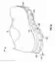 Fig. 43 - Sole and article of footwear having a pod assembly