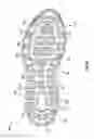 Fig. 45 - Sole and article of footwear having a pod assembly