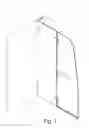 Fig. 02 - Adjustable bracket assembly for glass panel