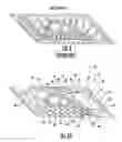 Fig. 06 - Cooled turbine vane platform comprising forward, midchord and aft cooling chambers in the platform