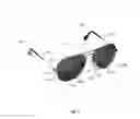 Fig. 08 - 3D printed eyewear frame with integrated hinge and methods of manufacture