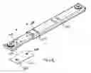Fig. 08 - Length-adjustable foot support for a table and support base