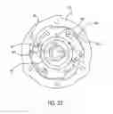 Fig. 23 - Line retraction device having a damper assembly