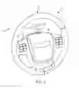 Fig. 02 - Steering wheel with keyboard