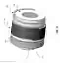 Fig. 16 - Proportionally damped power transfer device using torsion spring force