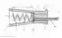 Fig. 01 - Game call with volume enhancing and tone stabilizing coil spring