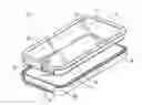 Fig. 01 - Water resistant protective case for portable electronic device