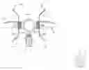 Fig. 01 - Multi-head array fire sprinkler system with heat shields