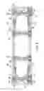 Fig. 04 - End bracket for lateral slide rail for removable seat