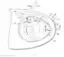 Fig. 01 - Flush toilet having a rim spout with a rim water passageway
