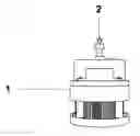 Fig. 01 - Low-voltage alternating current-based LED light with built-in cooling and automatic or manual dimming