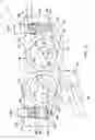 Fig. 11 - Pivoting action low profile sickle drive