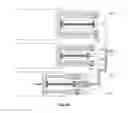 Fig. 10 - Medical infusion pump for sequentially injecting solutions from multiple syringes