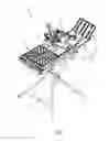 Fig. 02 - Foldable water tray for tile cutter