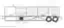 Fig. 01 - Trailer-mounted proppant delivery system